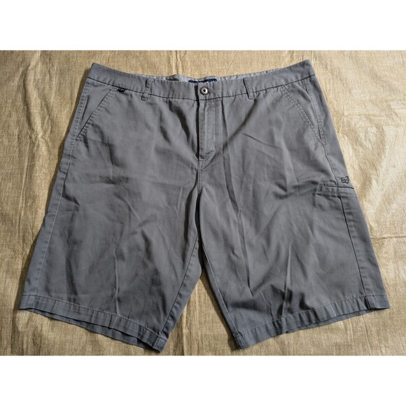 Fox Head Mens Gray Chino Shorts Size 42 Baggy Y2K - Picture 1 of 10